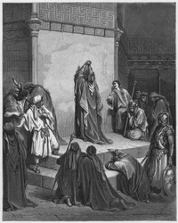 David trauert um den Tod von Absalom